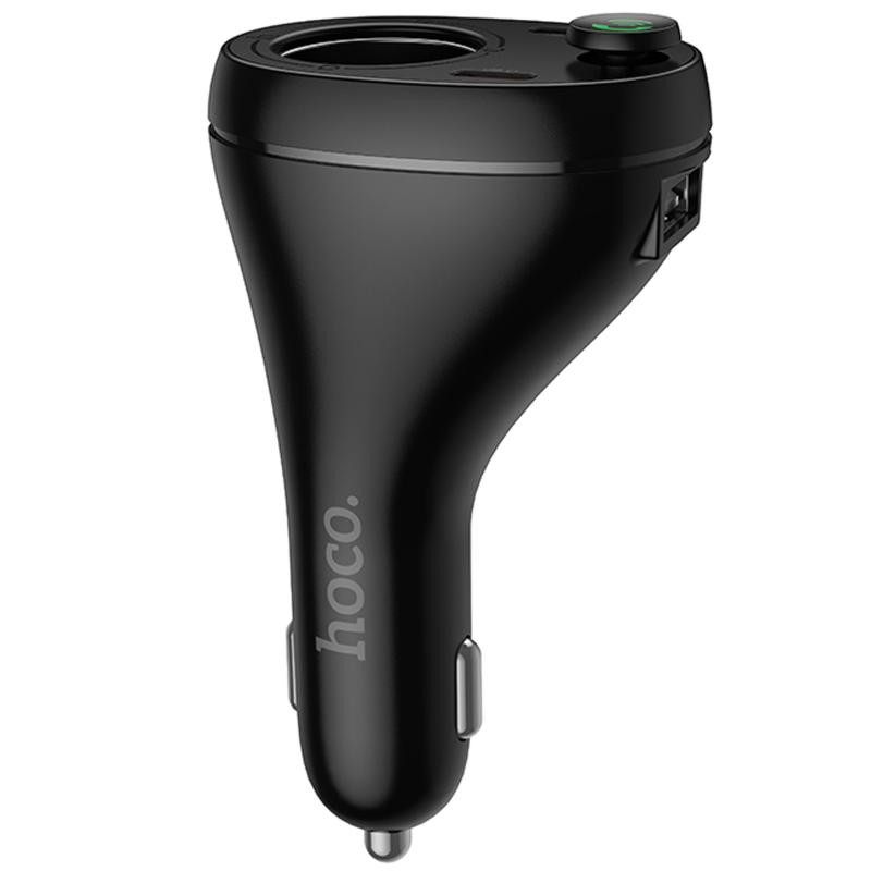 АЗУ FM модулятор Hoco E88 Star cigarette lighter+PD20W+QC3.0 total 120W (2USB-C) Херсон - зображення 4