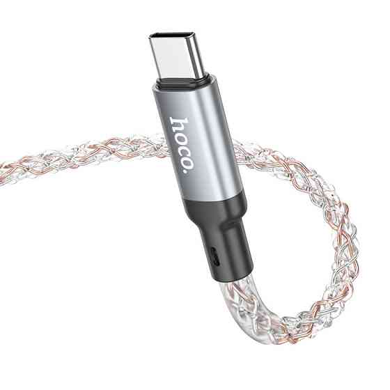 Дата кабель Hoco U112 Shine Type-C to Type-C 60W (1m) Херсон