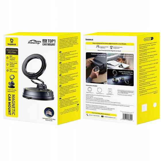 Автодержатель Baseus VC2 Flex Vacuum Suction Magnetic (C00138) Херсон
