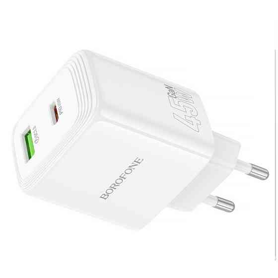 СЗУ Borofone BN30 Cargador PD45W+QC3.0 (1USB-A/1C) Херсон
