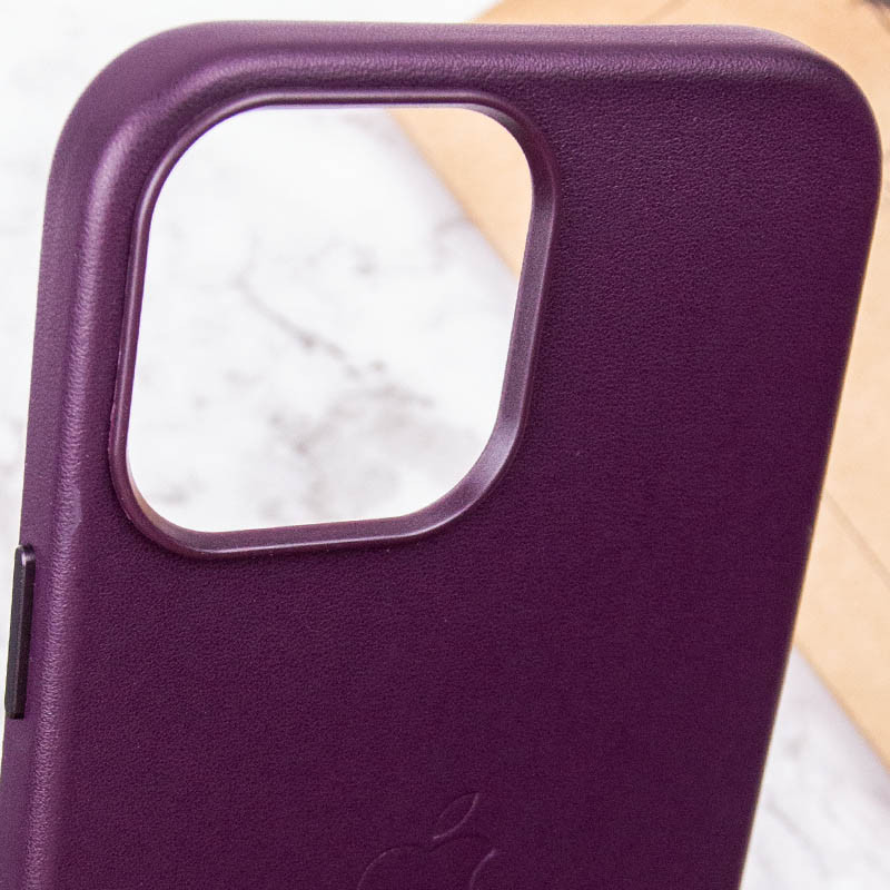 Кожаный чехол Leather Case (AA Plus) with Magnetic Fit для Apple iPhone 13 Pro (6.1") Херсон - зображення 7