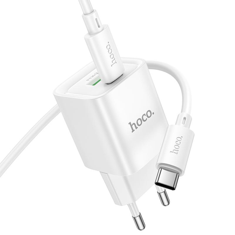 СЗУ Hoco C147A PD20W+QC3.0 (1USB-A/1C) + кабель Type-C to Type-C Херсон - зображення 4