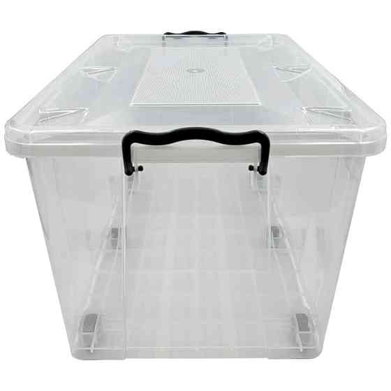 Контейнер на колесах Irak Plastik 50л прозрачный Київ