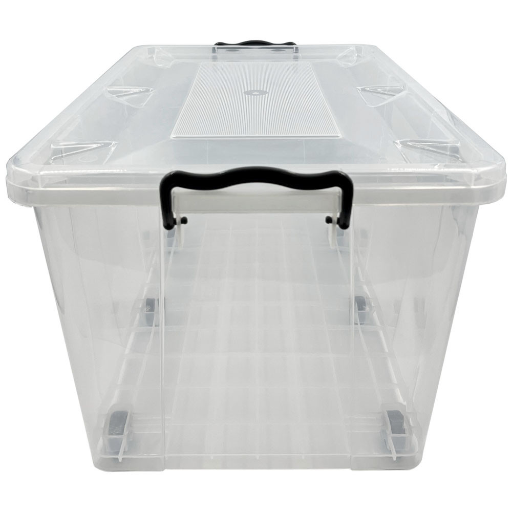 Контейнер на колесах Irak Plastik 50л прозрачный Київ - зображення 2