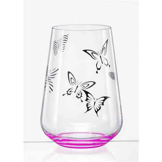 Набір склянок Bohemia Butterfly 23013/380S/S1432 380 мл 6 шт Київ