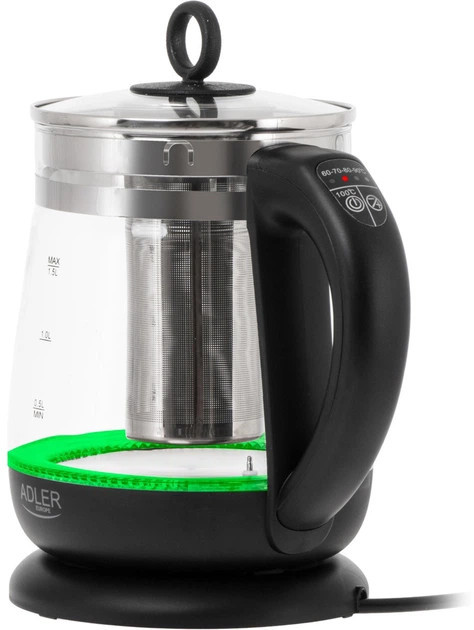 Электрочайник Adler AD 1299 black 1.5 л черный Київ - зображення 4