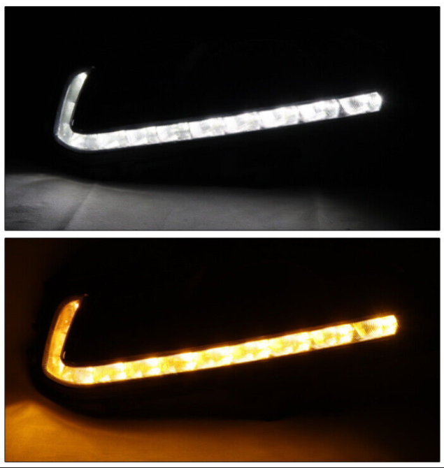 Комплект накладок ПТФ DRL для Ford Fusion 2013-16 Led ДХО з проводкою для під'єднання Одесса - изображение 10