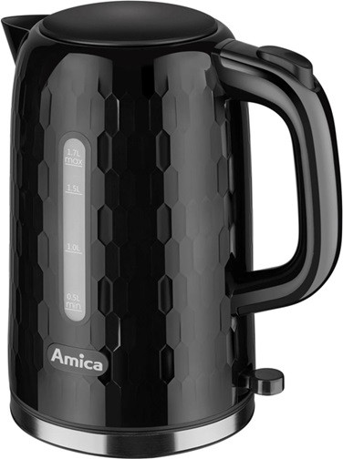 Электрочайник Amica KM 3010 1.7 л черный Київ - зображення 1