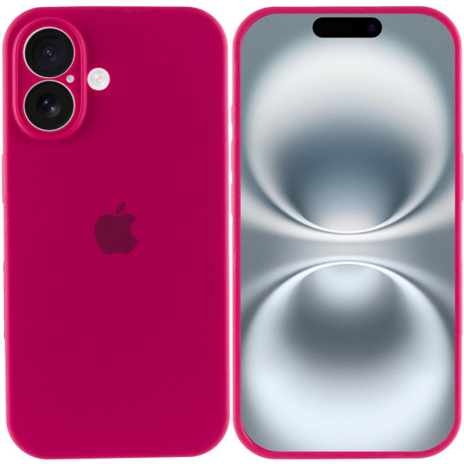 Чехол Silicone Case Full Camera Protective (AA) для Apple iPhone 16 Plus (6.7") Херсон - зображення 3