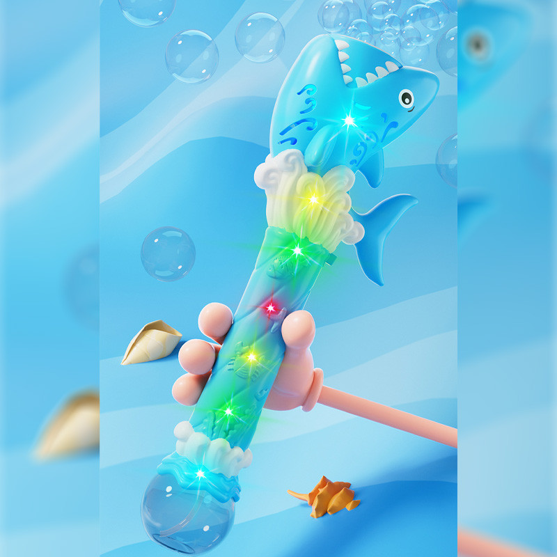 Уценка Пистолет с мыльными пузырями H038 Shark + bottle 50ml Херсон - зображення 4