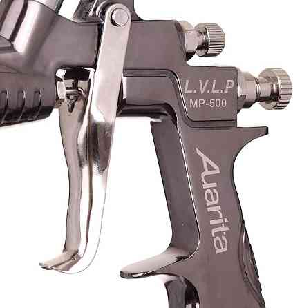 Краскопульт пневматический тип LVLP верх.пласт.бачок 600мл, форсунка-1,4мм  AUARITA   MP-500-1.4 Харків