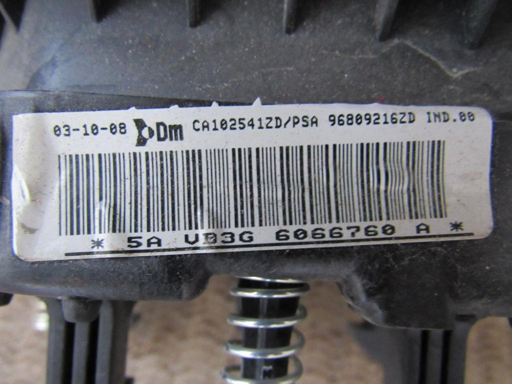 Подушка безопасности водителя AirBag Citroen Jumpy 2007-2014 Ковель - зображення 2