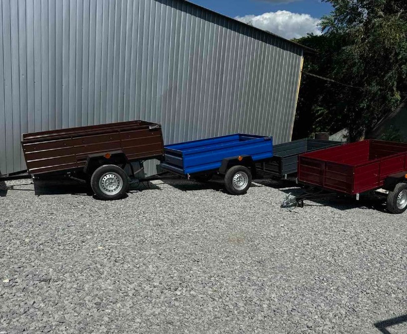 прицепы ДНЕПР,дышло треугольное и тент ПВХ, цена завода.Есть рассрочка Обухів - зображення 2