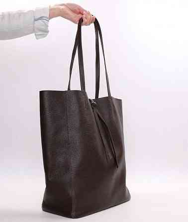 М'яка шкіряна сумка жіноча Трендова модель 2026 шоколад натуральна шкіра TS000092 Дніпро