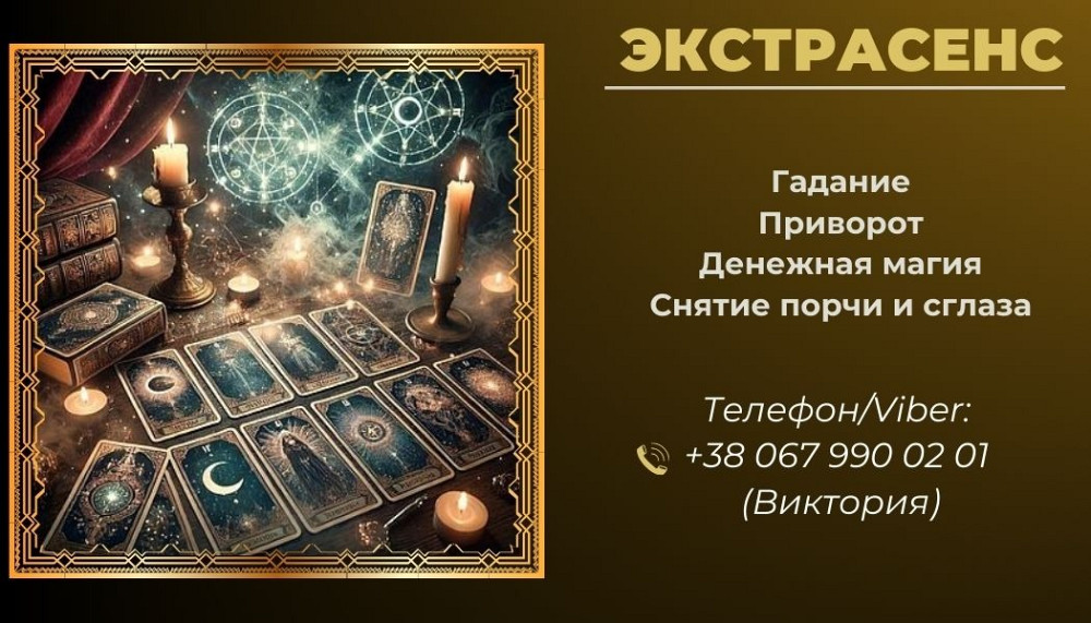 Услуги экстрасенса: любовный приворот, снятие порчи, гадание. Житомир - зображення 1