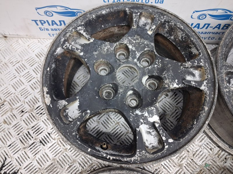 Диски титан комплект R16 Mitsubishi Pajero Wagon 3 3.2 ДИЗЕЛЬ 4M41 1999 (б/у) Київ - зображення 2