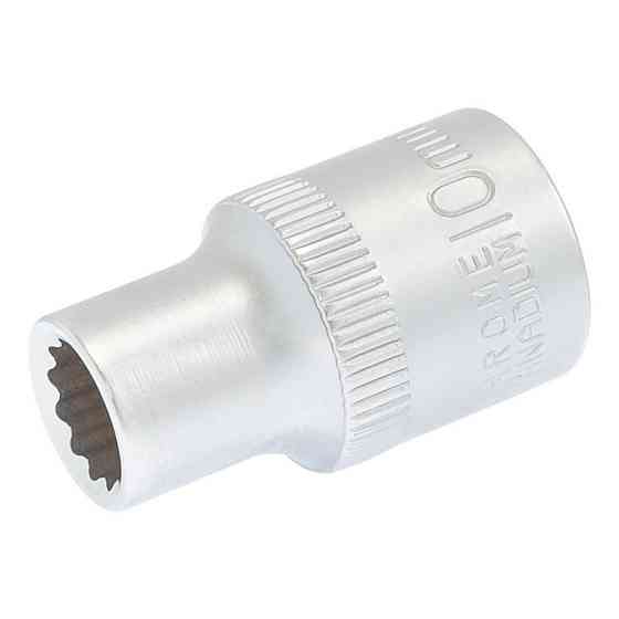 Головка торцевая MASTERTOOL 12-гранная ½" 10 мм L 40 мм CrV 78-0610 Харків