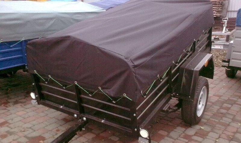 Тент на легковий причіп КРД 2.17 х 1.30 рюкзачна тканина Oxford Баришівка - зображення 3