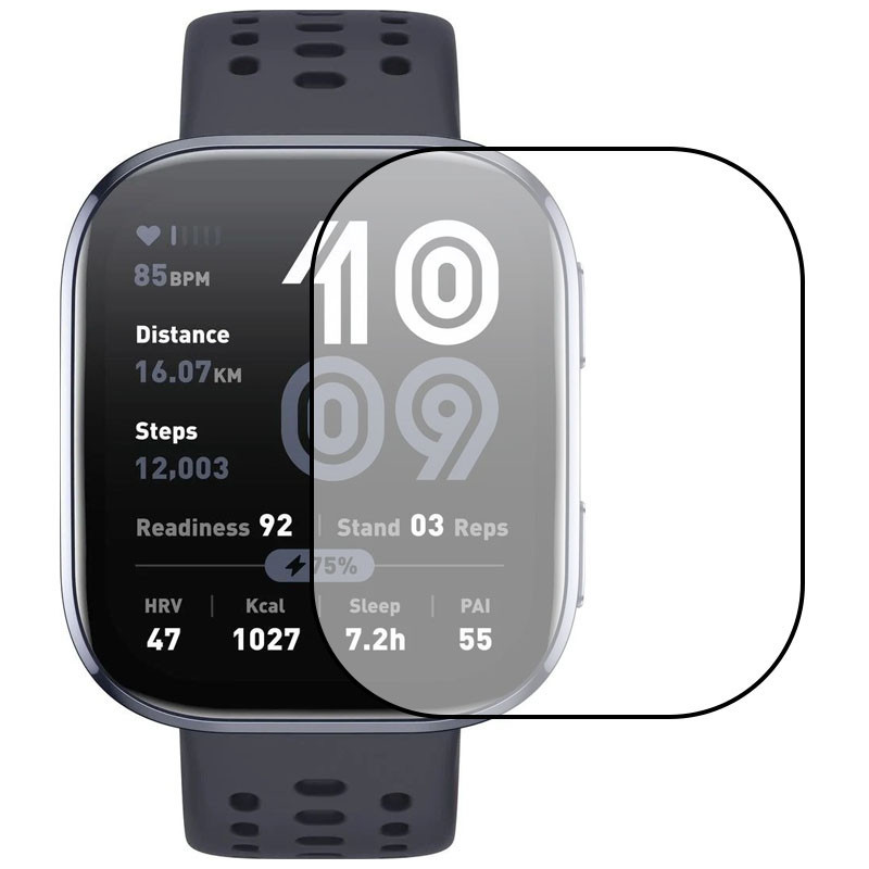 Полимерная пленка 3D (full glue) (тех.пак) для Xiaomi Amazfit Bip 6 Херсон - зображення 1