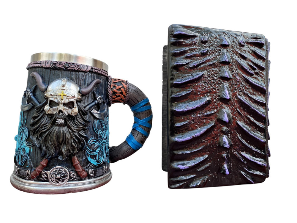 Подарочный набор Кружка 3D Скандинавский Воин и Блокнот 3D «Око Иллюзий» Київ - зображення 2