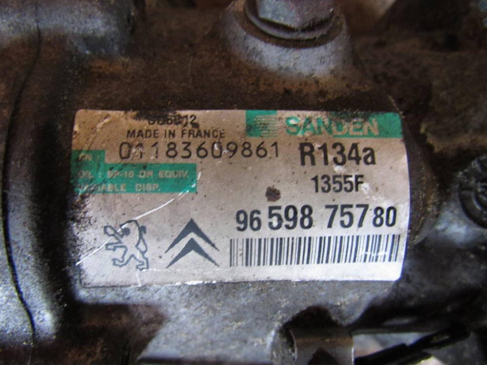 Компрессор кондиционера Peugeot Partner 1.6 hdi 2008-2015 Ковель - зображення 8