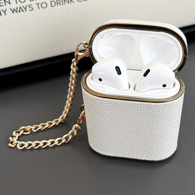 Кожаный футляр Suitcase для наушников AirPods 1/2 Херсон - изображение 7