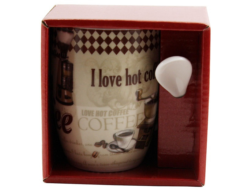 Кухоль з ложкою Interos A-48-1S-90718 330 мл Київ - зображення 1