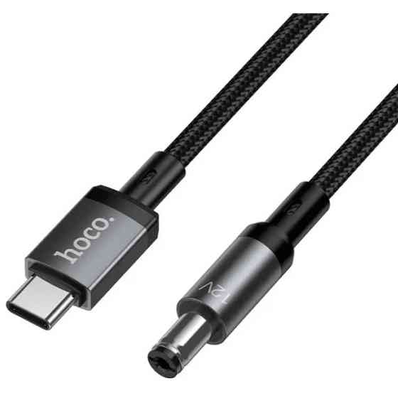 Адаптер Hoco X129 Type-C to DC 5.5 12V Black Харків