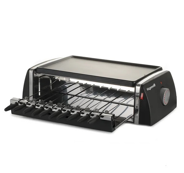Шашличниця електрична Vilgrand V-1507-GB 3в1 1500 Вт Київ - зображення 1