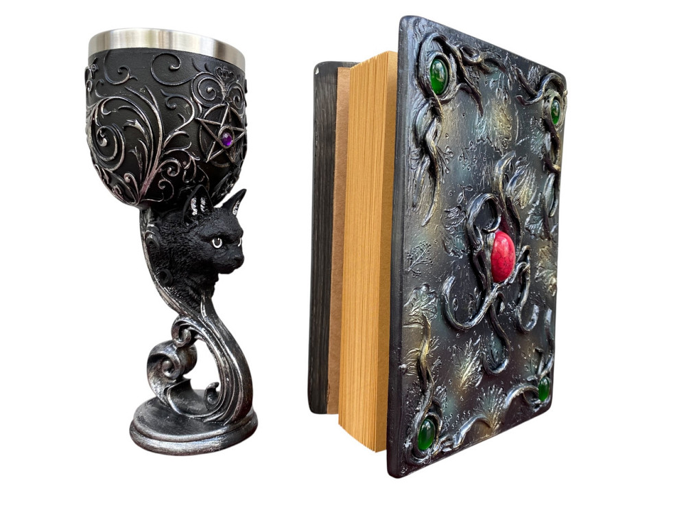 Подарочный набор Бокал 3 Кот и Блокнот 3 «Лесной Гримуар Лисы» Київ - зображення 2