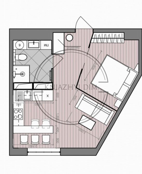Продаж 1 кімнатної квартири в Шевченківському районі ЖК Подол Плаза КОД 21133845 Київ - зображення 6