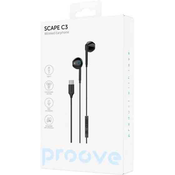 Навушники Proove Scape C3 Type-C Black (WESC00002001) Харьков