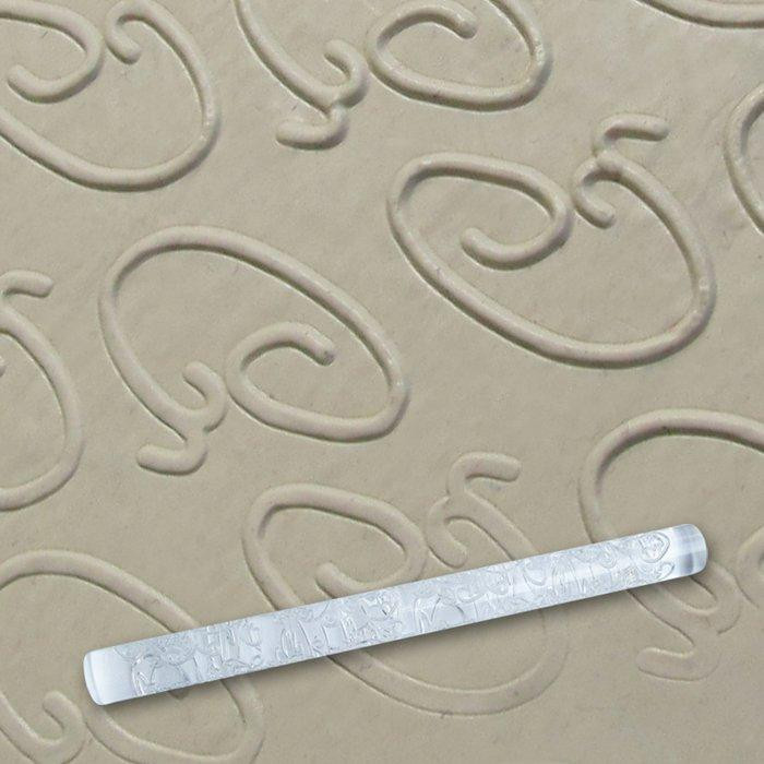 Скалка кондитерська рисунок Empire Завиток EM-8940 21 см Киев - изображение 1