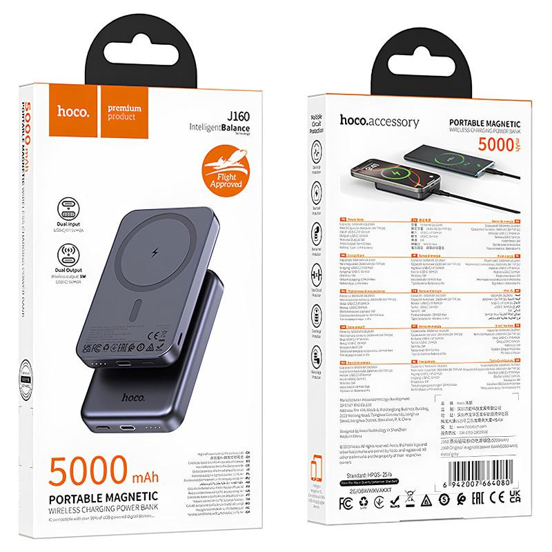 Портативное ЗУ Power Bank Hoco J160 Original с БЗУ 5000 mAh Херсон - изображение 2