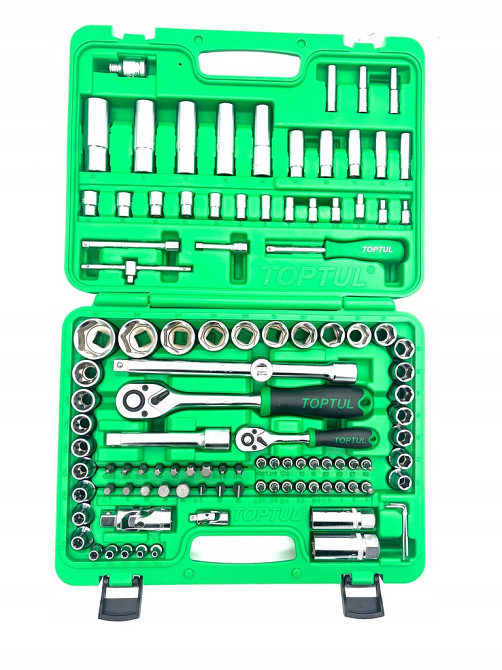 Автомобильный набор инструментов 1/4", 1/2" 108ед. (6-гр.) TOPTUL GCAI108R Харків - зображення 3