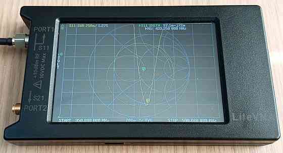Антенна 425-440 МГц 3 dBi 20W всенаправленная. Отличная антенна, смотрите графики КСВ. Днепр