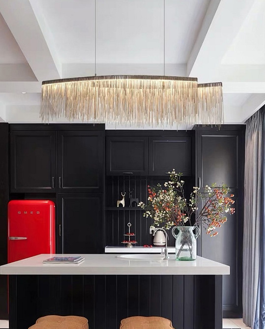 Люстра стельова LED SP07L-1000-SL-k Хром 20-120х23х100 см. Киев - изображение 1