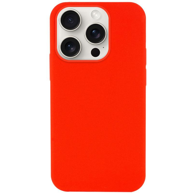 Чехол Silicone Case (AA) NO LOGO with MagSafe для Apple iPhone 15 Pro (6.1") Херсон - зображення 1