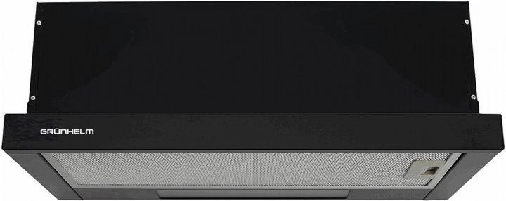 Вытяжка Grunhelm GVT 114 B (телескопическая, 650 м3/ч, черная) кухонная Киев - изображение 4