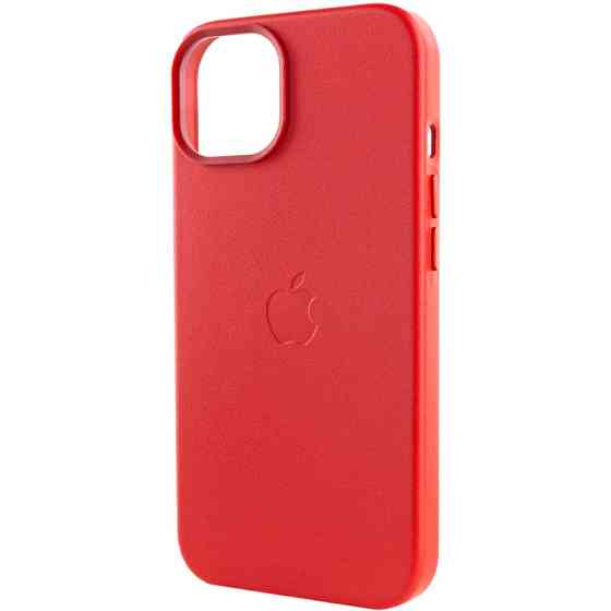 Кожаный чехол Leather Case (AA Plus) with Magnetic Fit для Apple iPhone 14 (6.1") Херсон