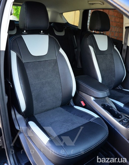 Представляем качественные чехлы Leather Style на Ford Харків - зображення 1