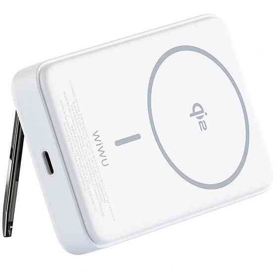 Портативное ЗУ Power Bank WIWU Wi-P031 Magnetic с БЗУ Qi2 30W 10000 mAh Херсон