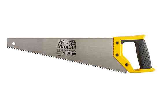 Ножовка столярная MASTERTOOL 4TPI MAX CUT 400 мм закаленный зуб 2-D заточка полированная 14-2640 Харків