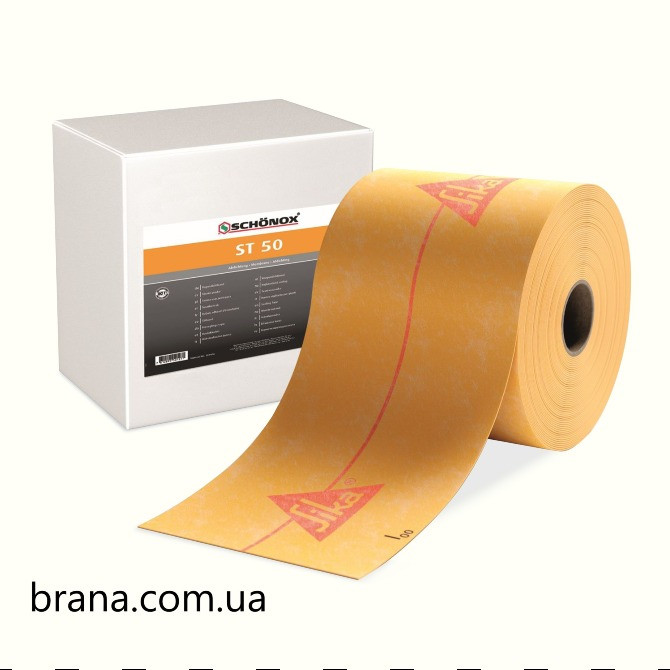 SCHÖNOX® ST 25 Двостоння стрічка для ущільнення, 120мм х 25м Вишнёвое - изображение 1