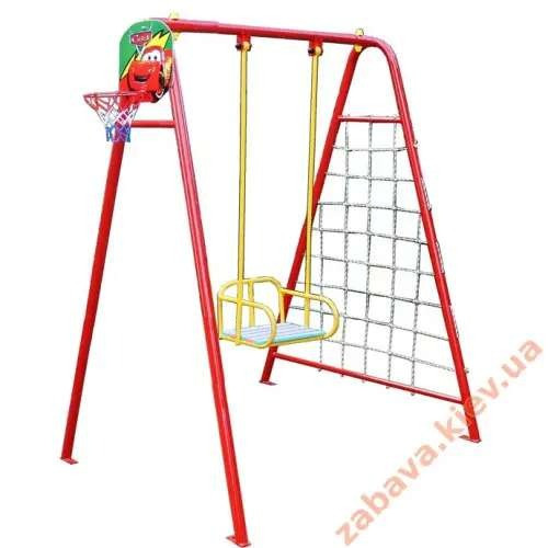 Качели детские металлические с игровыми элементами 4 в 1 Киев - изображение 1