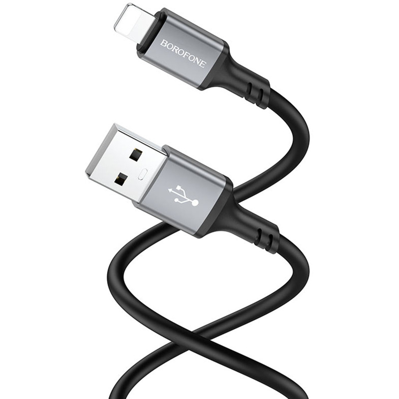 Дата кабель Borofone BX83 Famous USB to Lightning 2.4A (1m) Херсон - изображение 3