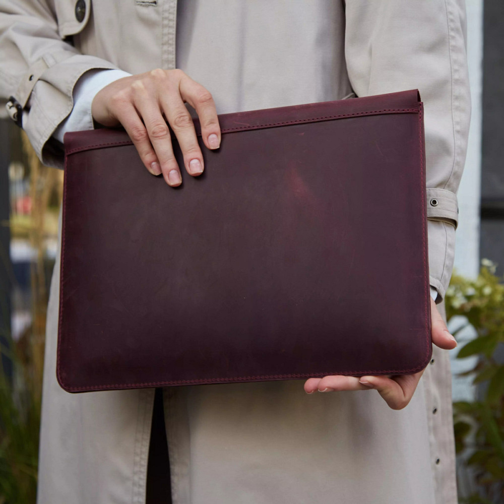 Чехол для ноутбука винтажный Incarne Message MacBook Air 15" 2023-2025 message-burgundy-vintage-air- Київ - зображення 5