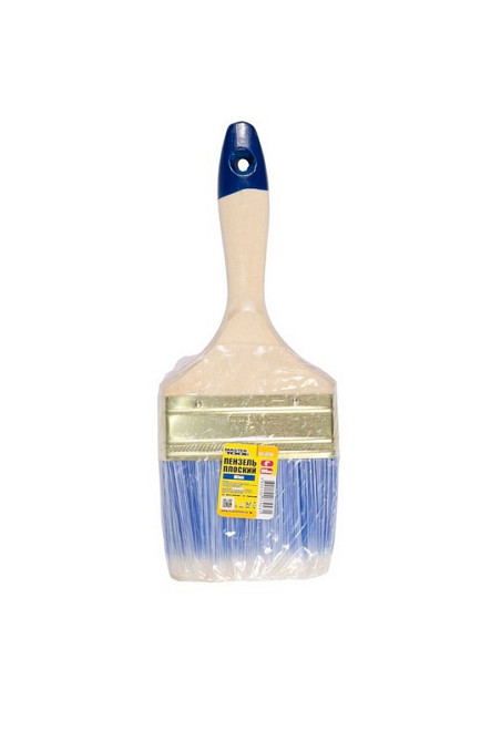 Кисть малярная флейцевая MASTERTOOL "МИКС" 4.0" 100 мм/17 мм/68 мм 91-1710 Харків - зображення 2