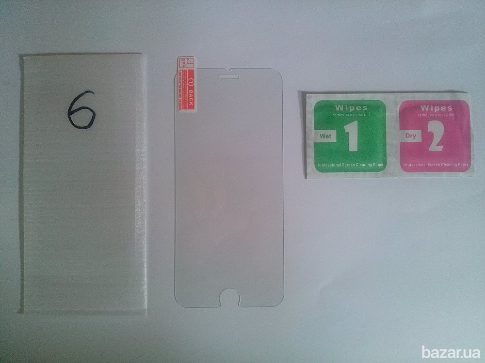 Стекло закалённое на iphone 6 Защита экрана.Тюнинг телефона Борисполь - изображение 1