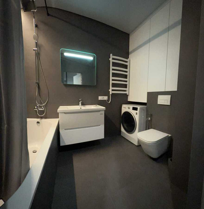 долгосрочная аренда 1-к квартира Киев, Голосеевский, 30000 грн./мес. Киев - изображение 9